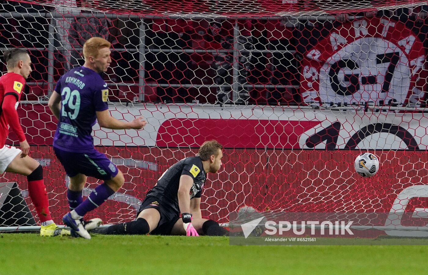 Russia Soccer Premier-League Spartak - Ufa