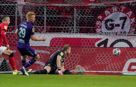 Russia Soccer Premier-League Spartak - Ufa