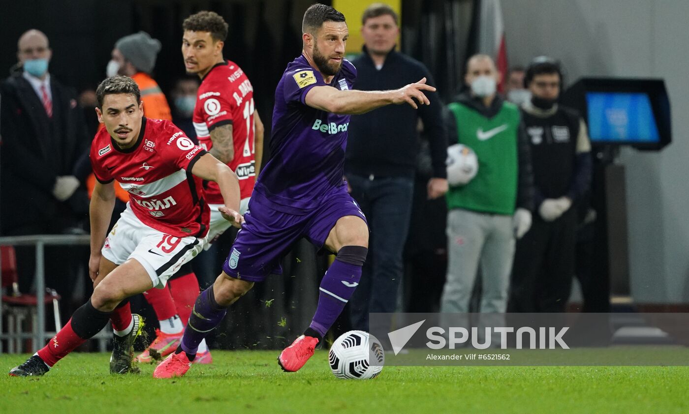 Russia Soccer Premier-League Spartak - Ufa