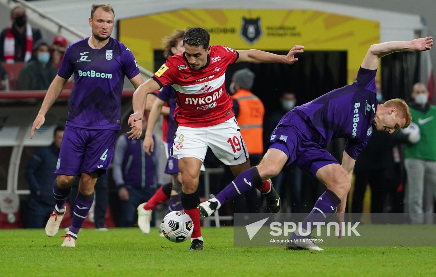 Russia Soccer Premier-League Spartak - Ufa