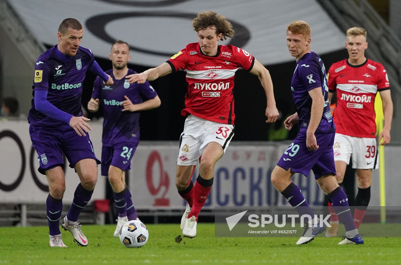 Russia Soccer Premier-League Spartak - Ufa