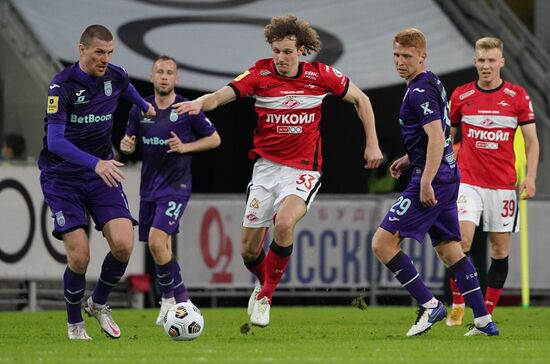 Russia Soccer Premier-League Spartak - Ufa