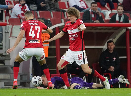 Russia Soccer Premier-League Spartak - Ufa