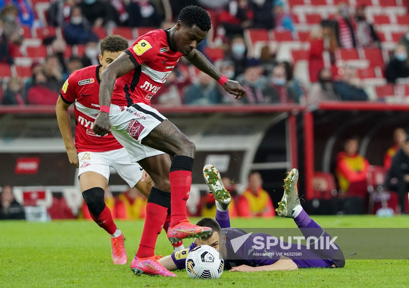 Russia Soccer Premier-League Spartak - Ufa