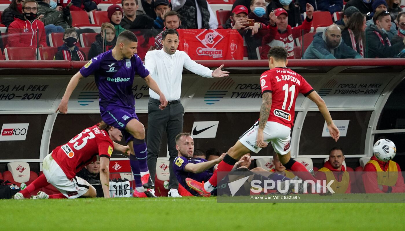Russia Soccer Premier-League Spartak - Ufa