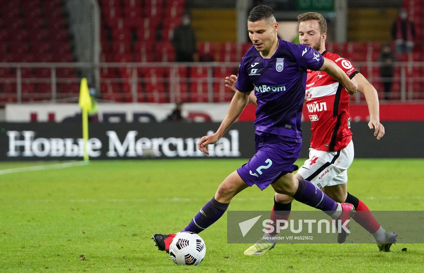 Russia Soccer Premier-League Spartak - Ufa