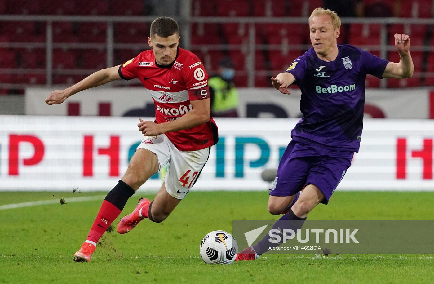 Russia Soccer Premier-League Spartak - Ufa
