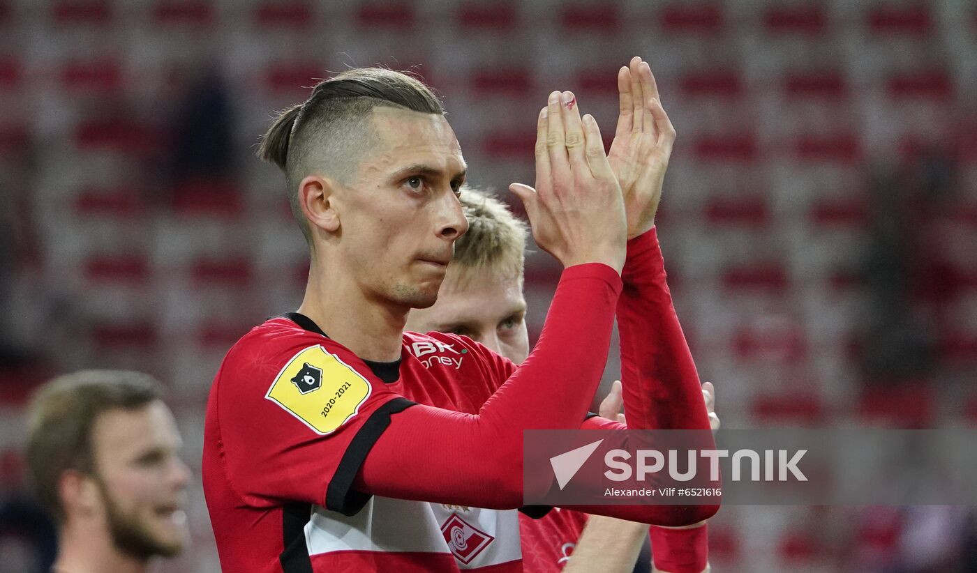 Russia Soccer Premier-League Spartak - Ufa
