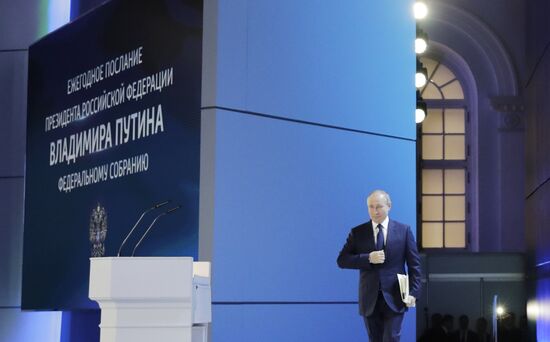 Russia Putin Federal Assembly Address