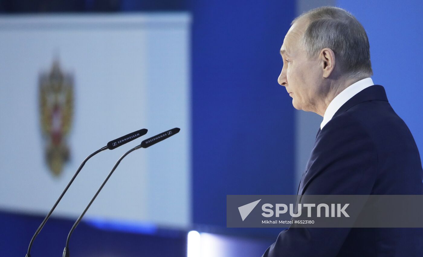 Russia Putin Federal Assembly Address
