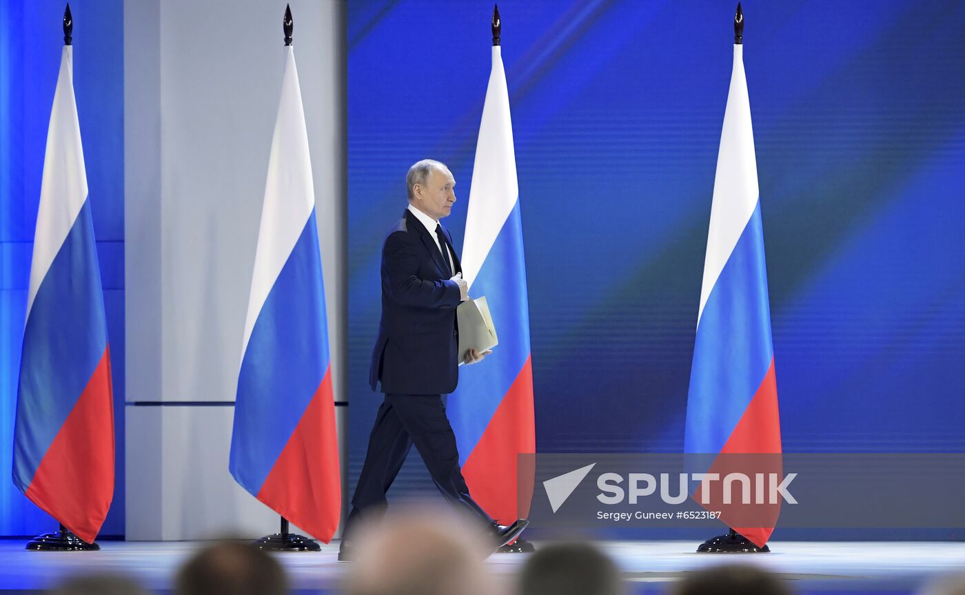 Russia Putin Federal Assembly Address