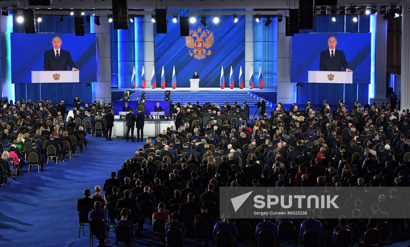 Russia Putin Federal Assembly Address