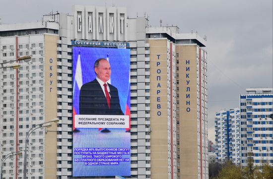 Russia Putin Federal Assembly Address