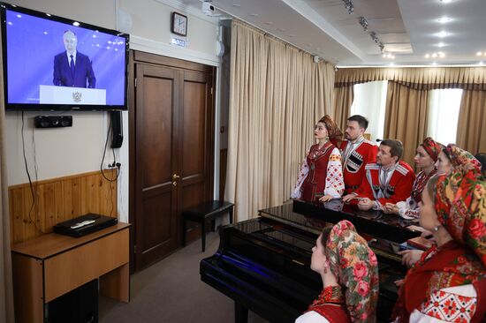 Russia Putin Federal Assembly Address