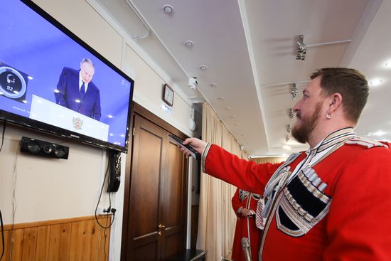 Russia Putin Federal Assembly Address