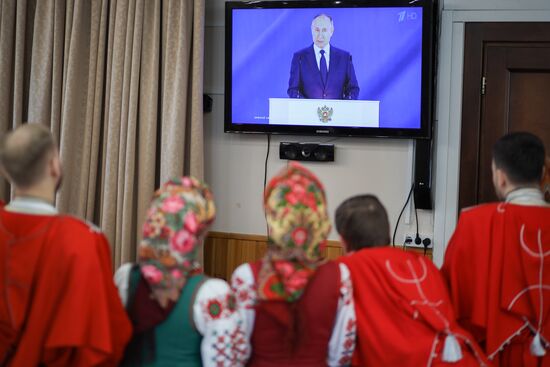 Russia Putin Federal Assembly Address