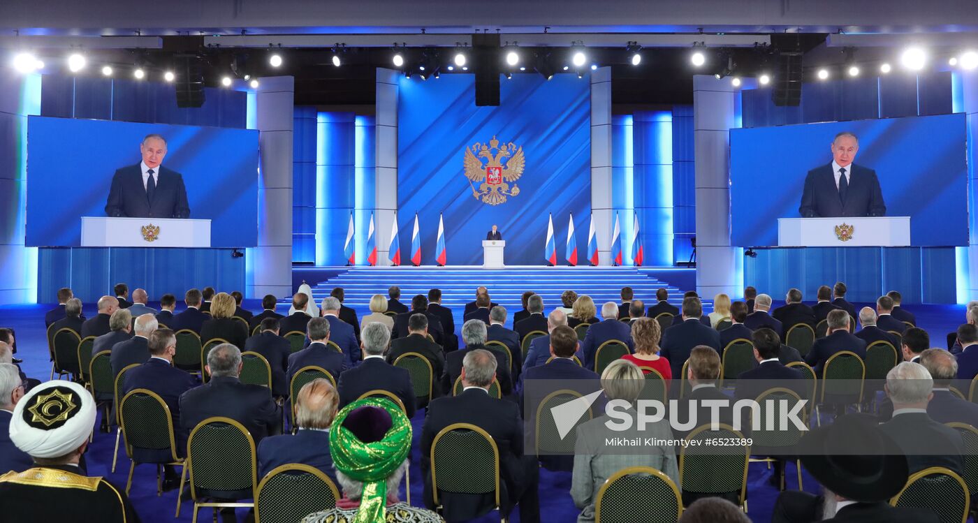 Russia Putin Federal Assembly Address