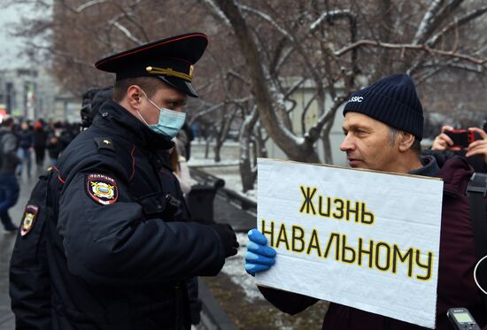 Russia Navalny Supporters Rallies Regions
