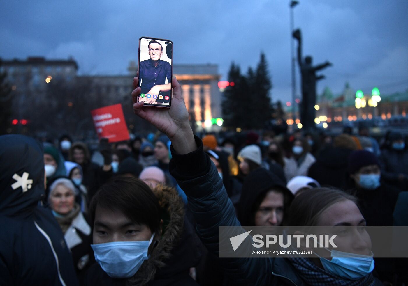 Russia Navalny Supporters Rallies Regions