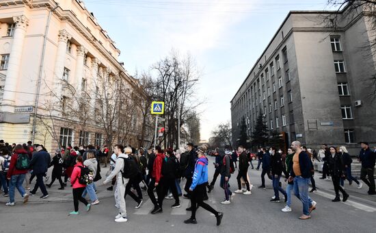 Russia Navalny Supporters Rallies Regions