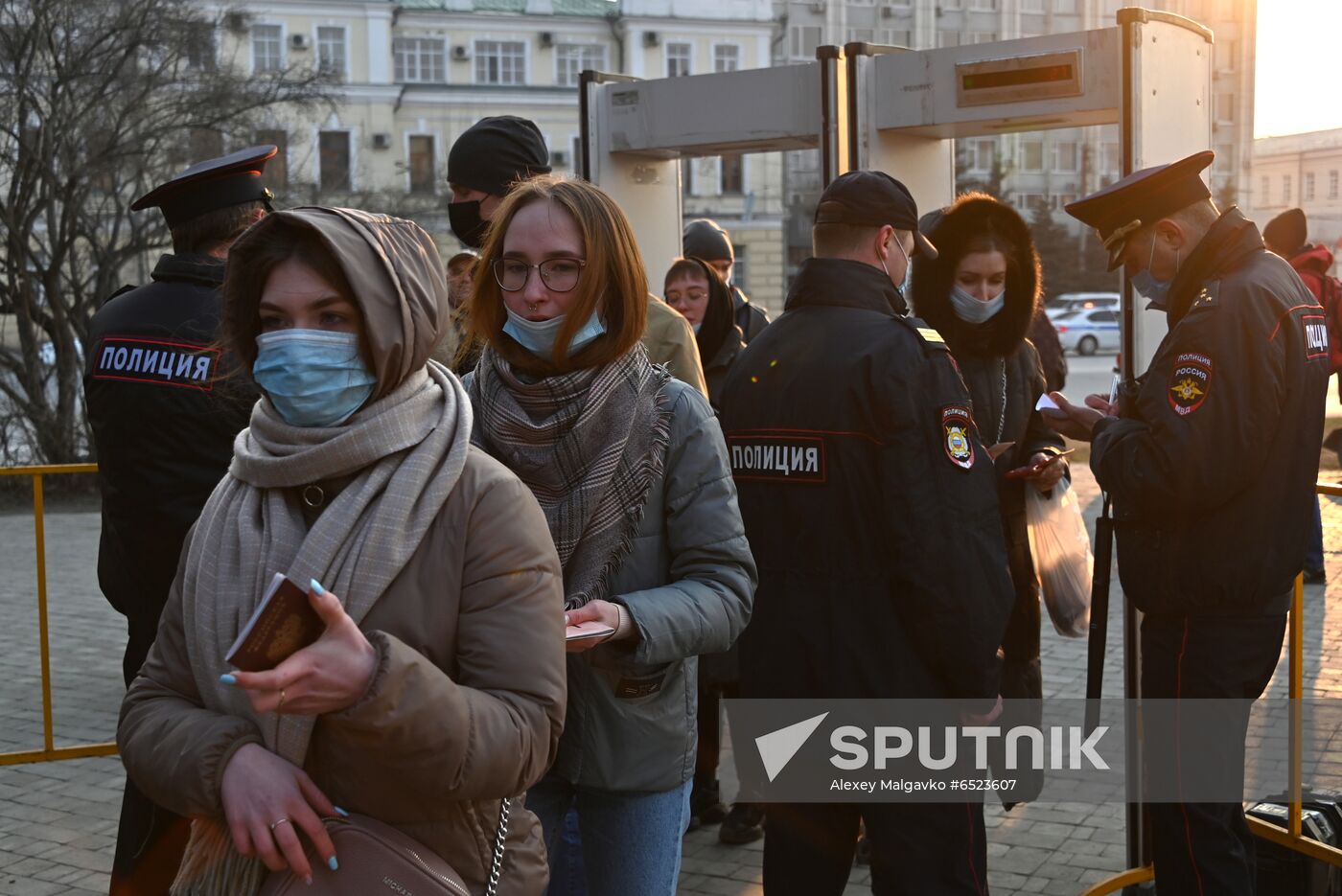 Russia Navalny Supporters Rallies Regions