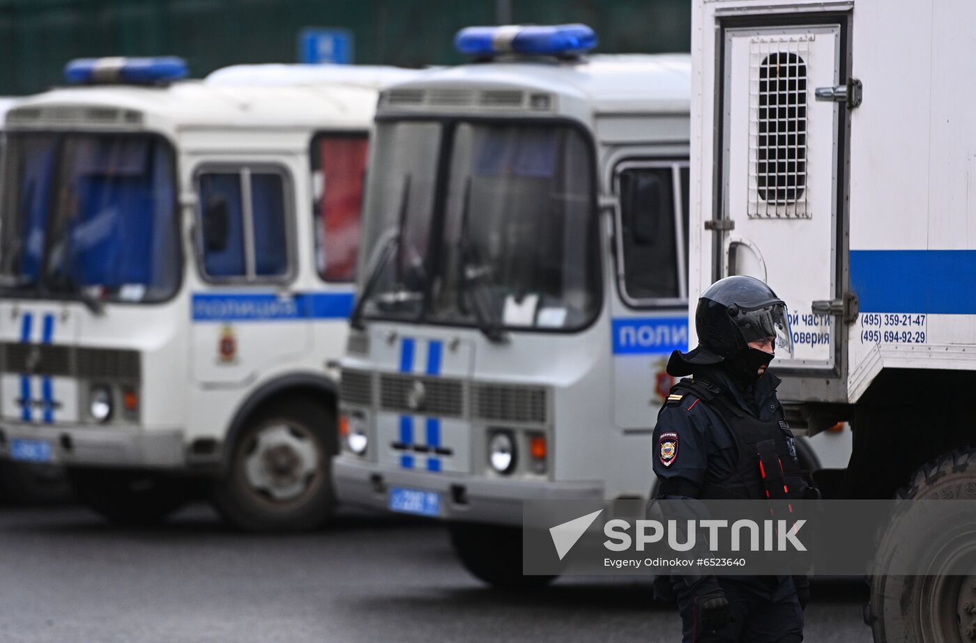 Russia Moscow Navalny Supporters Rally