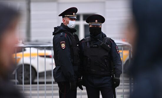 Russia Moscow Navalny Supporters Rally