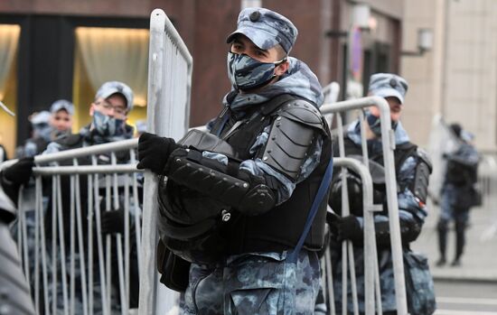 Russia Moscow Navalny Supporters Rally