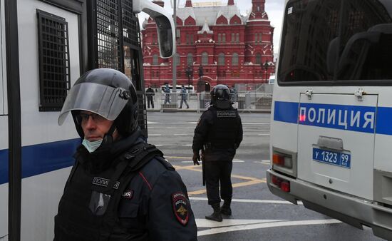 Russia Moscow Navalny Supporters Rally
