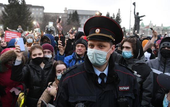Russia Navalny Supporters Rallies Regions