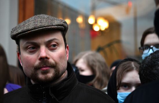 Russia Moscow Navalny Supporters Rally