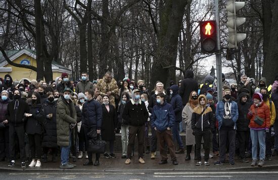 Russia Navalny Supporters Rallies Regions