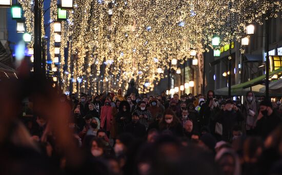Russia Moscow Navalny Supporters Rally