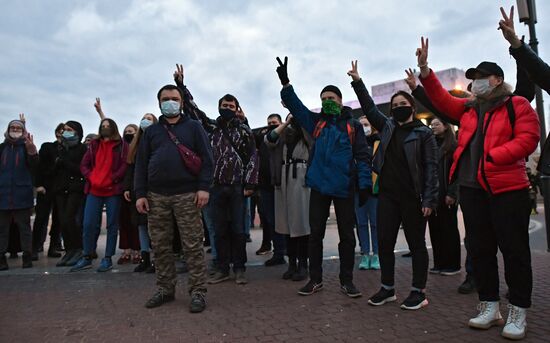 Russia Navalny Supporters Rallies Regions