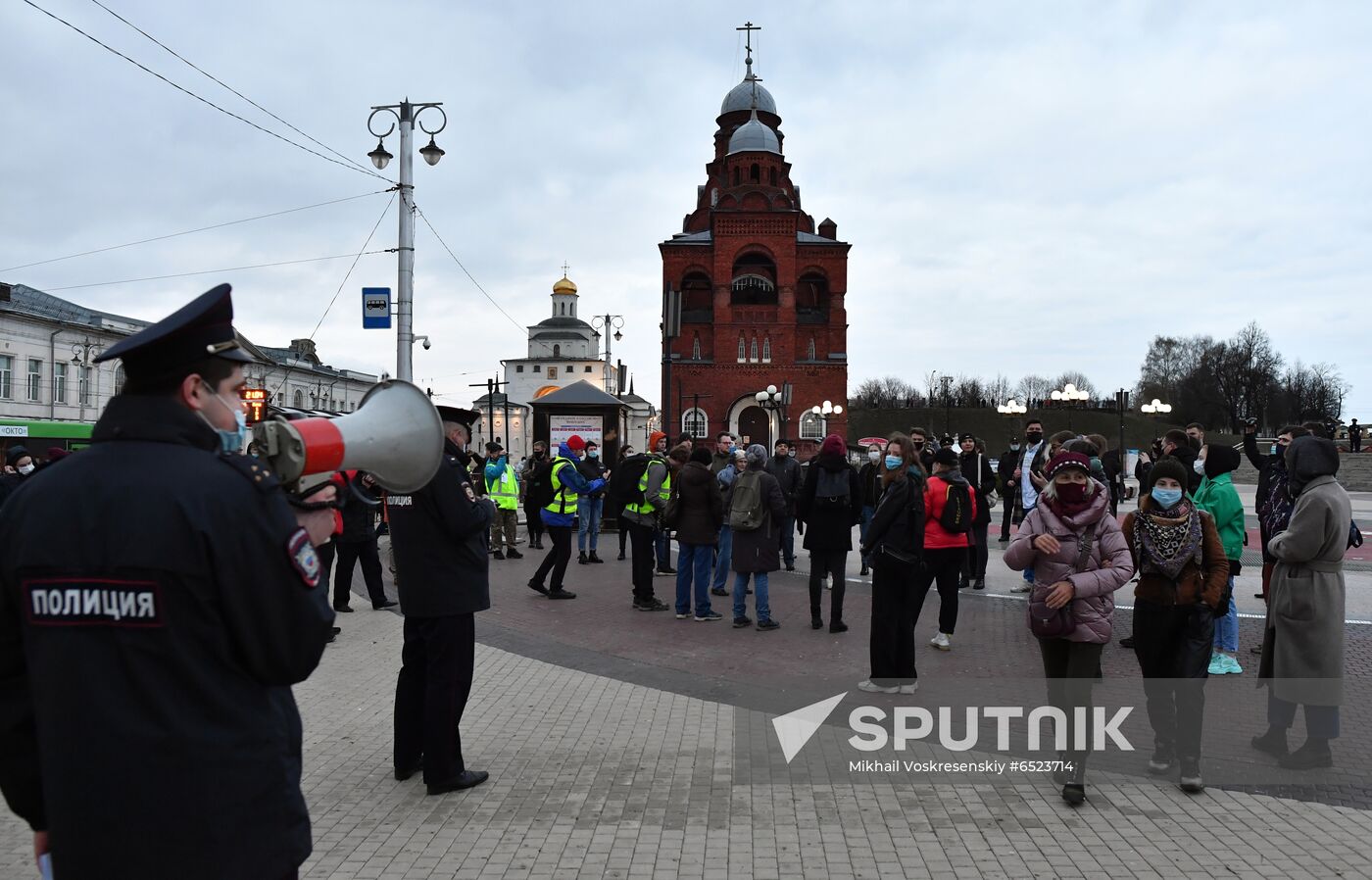 Russia Navalny Supporters Rallies Regions