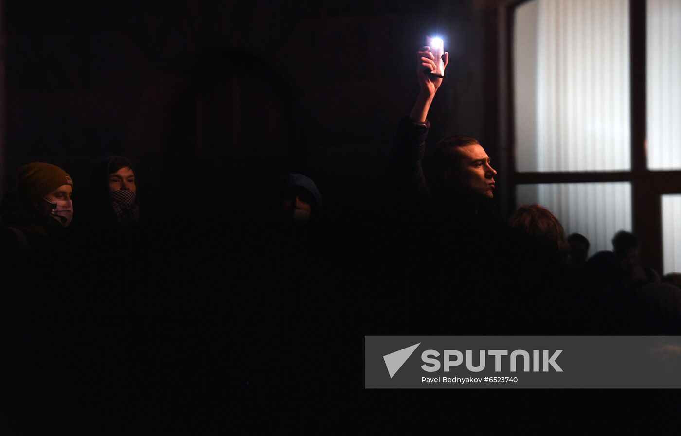 Russia Moscow Navalny Supporters Rally