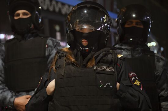 Russia Moscow Navalny Supporters Rally