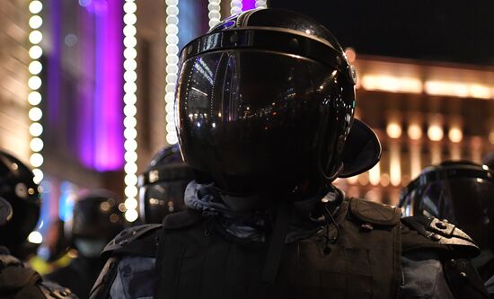 Russia Moscow Navalny Supporters Rally