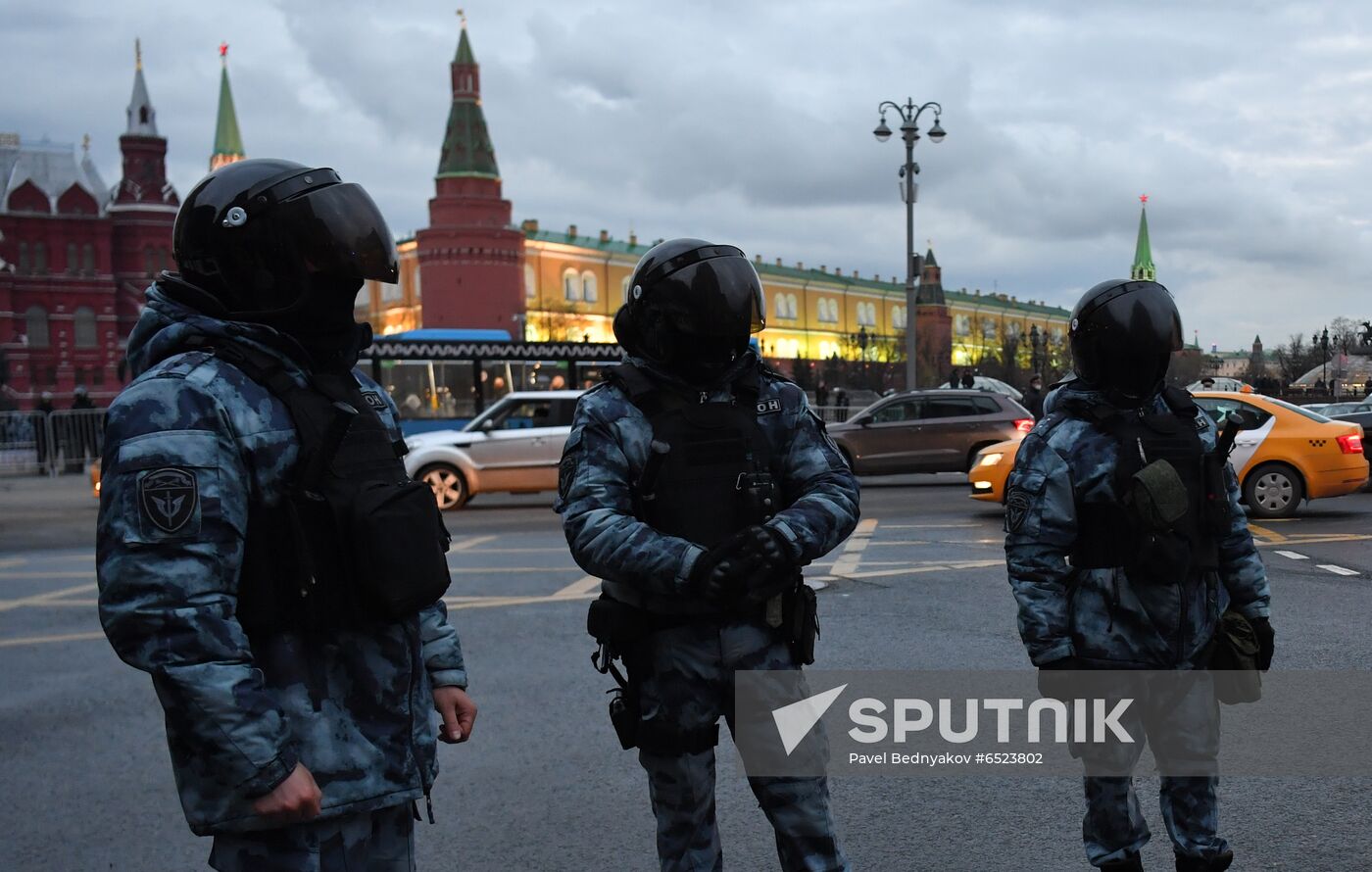 Russia Moscow Navalny Supporters Rally