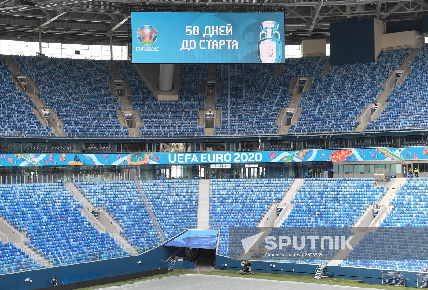 Russia Soccer Euro 2020 Preparation