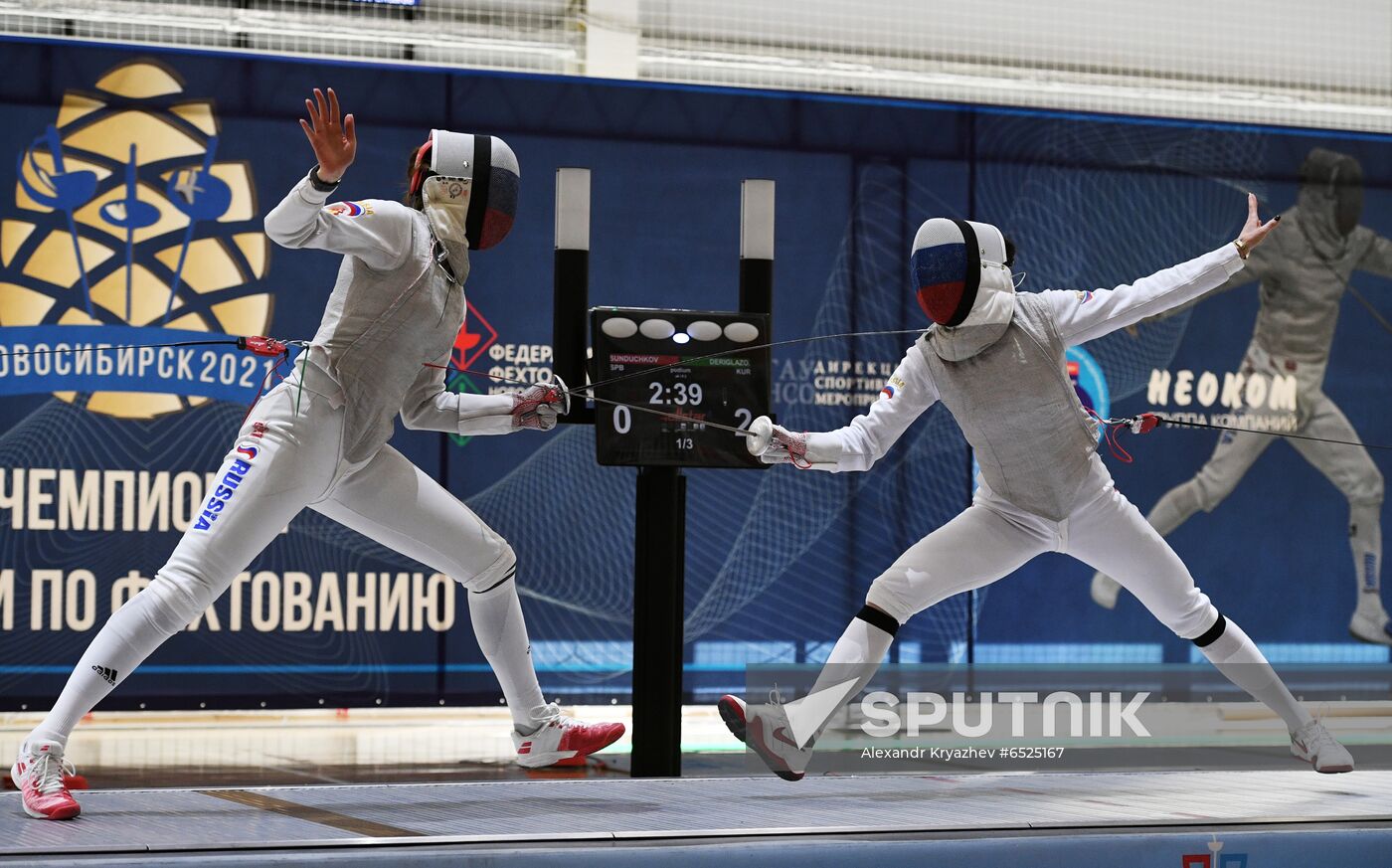 Russia Fencing Championship Women Foil