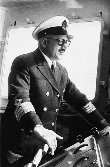Captain of Arktika nuclear-powered icebreaker Yury Kuchiyev