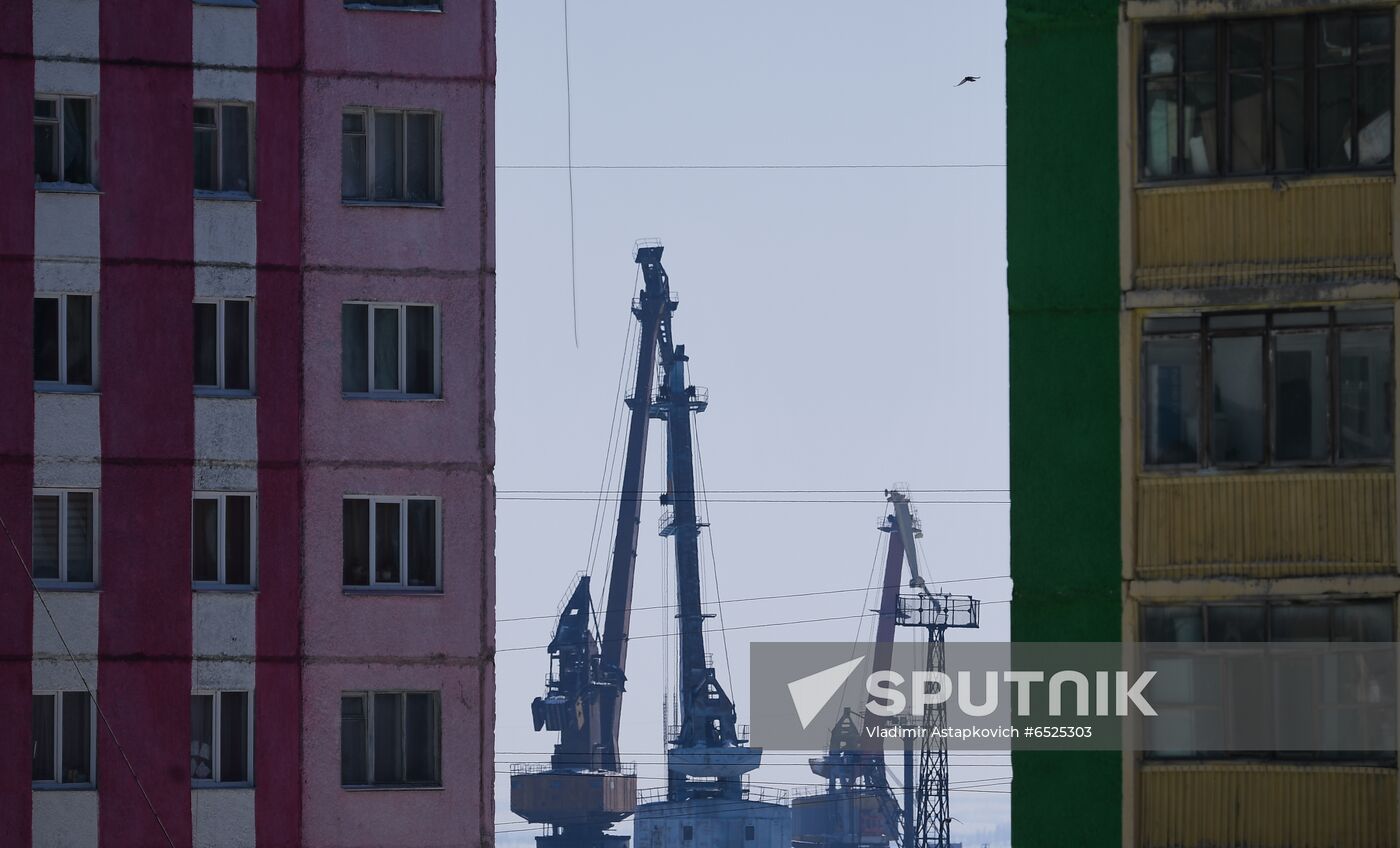 Russia Krasnoyarsk Region Dudinka Port