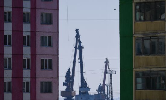 Russia Krasnoyarsk Region Dudinka Port