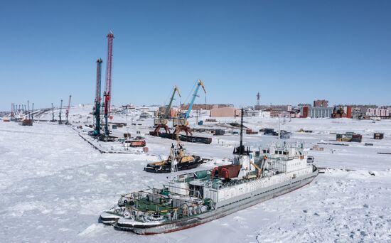 Russia Krasnoyarsk Region Dudinka Port