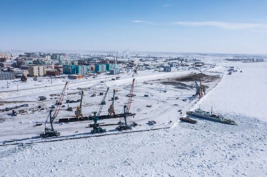 Russia Krasnoyarsk Region Dudinka Port