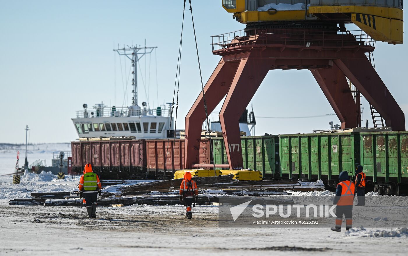 Russia Krasnoyarsk Region Dudinka Port