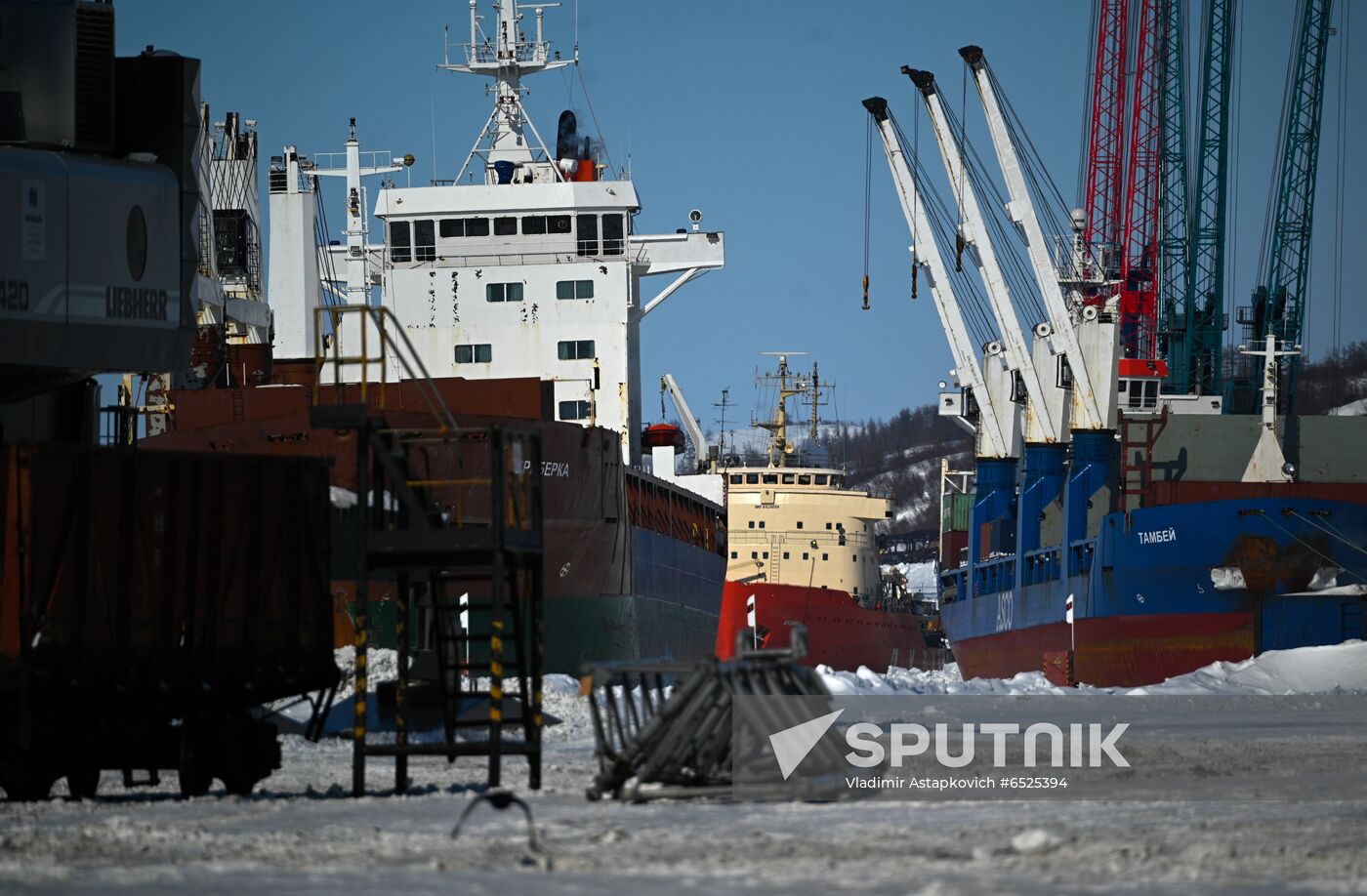 Russia Krasnoyarsk Region Dudinka Port