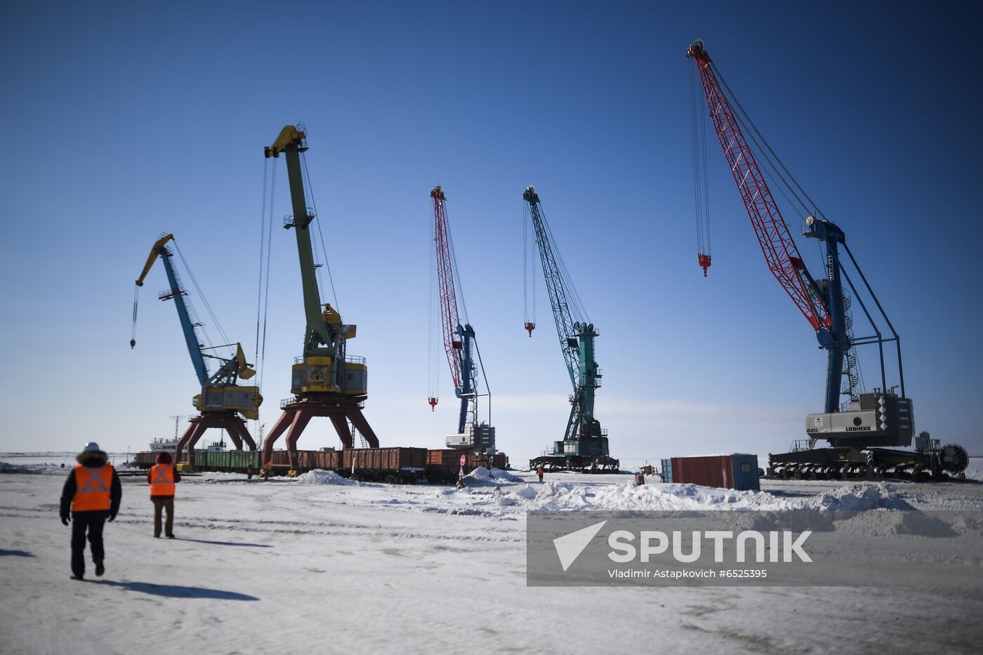 Russia Krasnoyarsk Region Dudinka Port