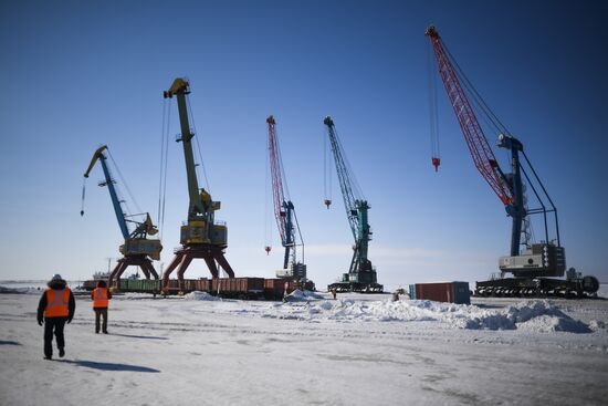 Russia Krasnoyarsk Region Dudinka Port